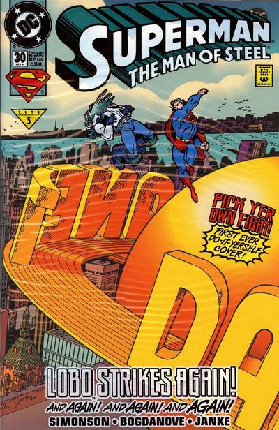 Cover for Superman: The Man of Steel (DC, 1991 series) #30 [Collector's Edition]