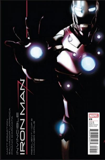 Cover for Invincible Iron Man (Marvel, 2008 series) #25 [Resilient Cover]