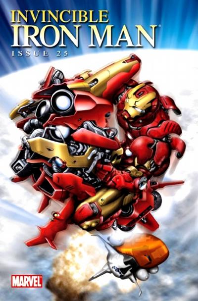 Cover for Invincible Iron Man (Marvel, 2008 series) #25 [1 in 15 Variant Edition - Iron Man by Design]