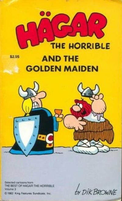 Cover for Hägar the Horrible and the Golden Maiden (Tor Books, 1982 series) #49-046-1