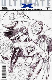 Cover Thumbnail for Ultimate X (Marvel, 2010 series) #1 [Variant Edition - Team Black-and-White]