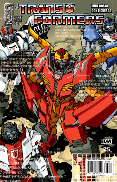 Cover for The Transformers (IDW, 2009 series) #2 [Cover A]