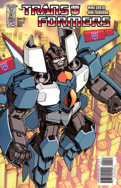 Cover for The Transformers (IDW, 2009 series) #4 [Cover A]