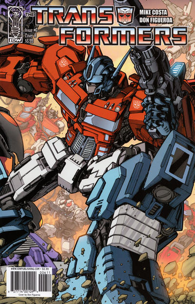 Cover for The Transformers (IDW, 2009 series) #6 [Cover B]