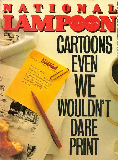 Cover for National Lampoon's Cartoons Even We Wouldn't Dare Print (Twntyy First Century / Heavy Metal / National Lampoon, 1984 series) 