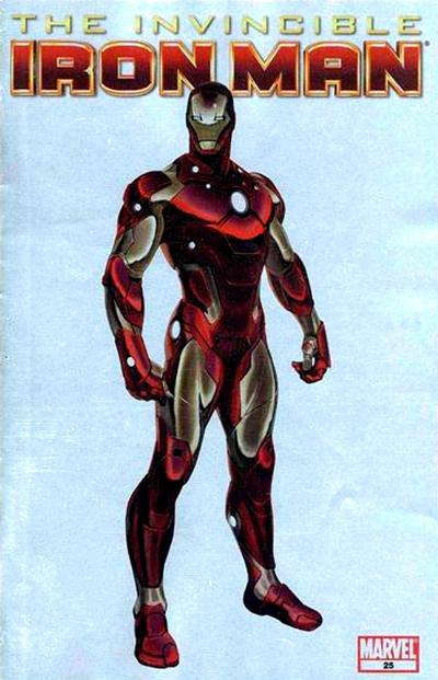 Cover for Invincible Iron Man (Marvel, 2008 series) #25 [1 in 25 Variant Edition - Foilogram]