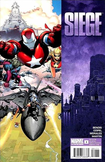 Cover for Siege (Marvel, 2010 series) #1 [Second Printing]