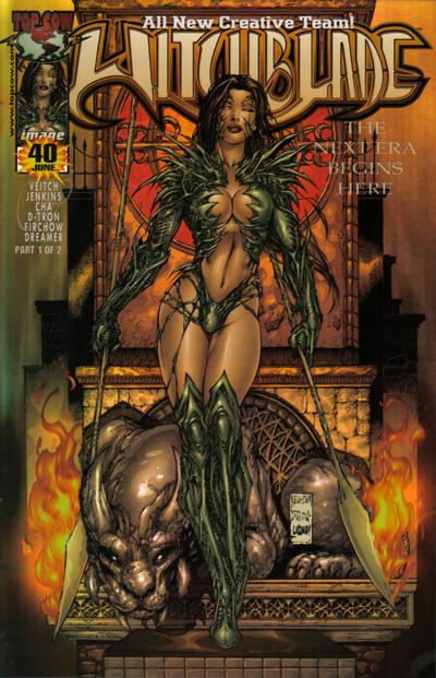 Cover for Witchblade (Image, 1995 series) #40 [Dynamic Forces "Omni-Chrome" Variant]