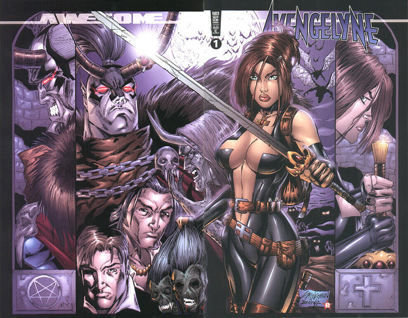 Cover for Avengelyne (Awesome, 1999 series) #1 [Stinsman Cover]