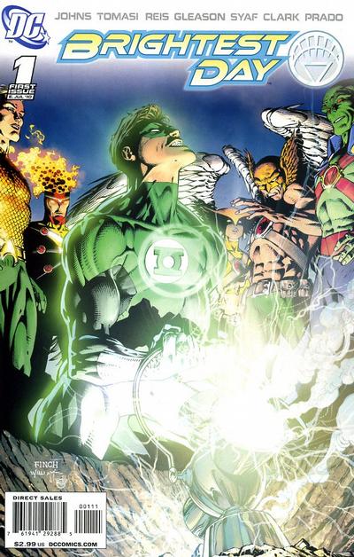 Cover for Brightest Day (DC, 2010 series) #1
