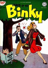 Cover Thumbnail for Leave It to Binky (DC, 1948 series) #1