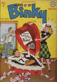 Cover Thumbnail for Leave It to Binky (DC, 1948 series) #2