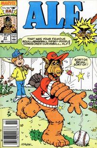 Cover for ALF (Marvel, 1988 series) #21 [Newsstand]