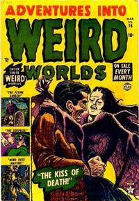 Cover Thumbnail for Adventures into Weird Worlds (Marvel, 1952 series) #16