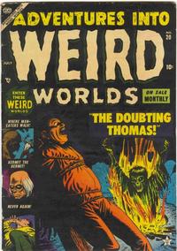 Cover Thumbnail for Adventures into Weird Worlds (Marvel, 1952 series) #20