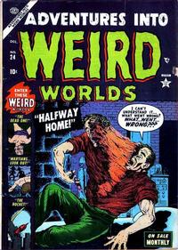 Cover for Adventures into Weird Worlds (Marvel, 1952 series) #24