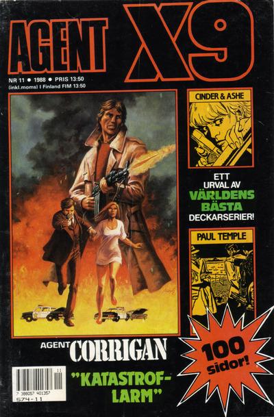 Cover for Agent X9 (Semic, 1971 series) #11/1988