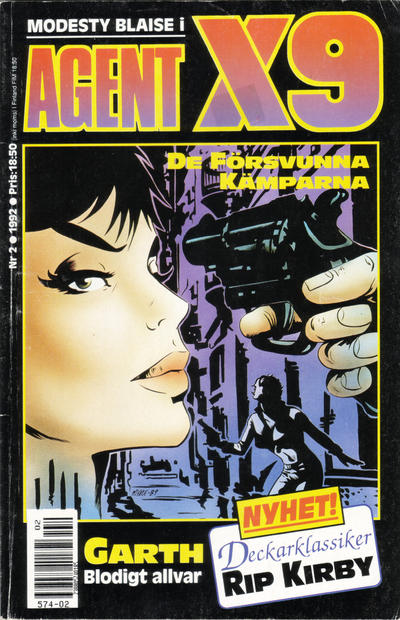 Cover for Agent X9 (Semic, 1971 series) #2/1992