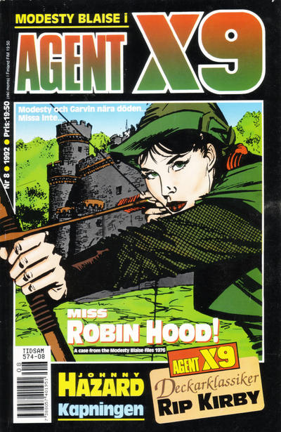 Cover for Agent X9 (Semic, 1971 series) #8/1992