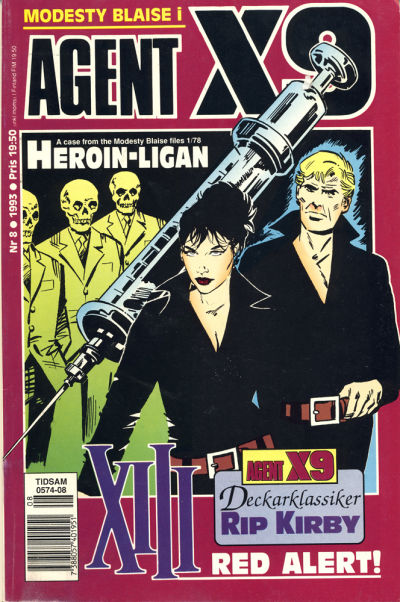 Cover for Agent X9 (Semic, 1971 series) #8/1993
