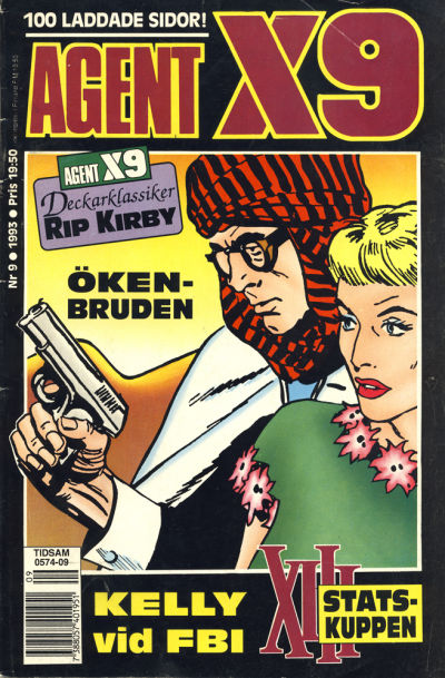 Cover for Agent X9 (Semic, 1971 series) #9/1993