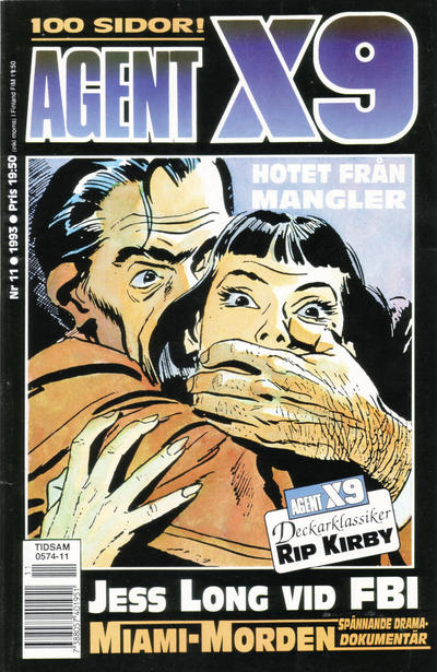 Cover for Agent X9 (Semic, 1971 series) #11/1993
