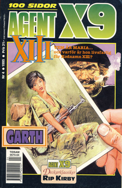 Cover for Agent X9 (Semic, 1971 series) #4/1995