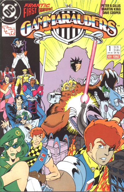 Cover for Gammarauders Comic Book (DC, 1989 series) #1