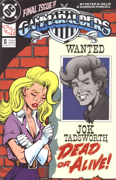 Cover for Gammarauders Comic Book (DC, 1989 series) #10