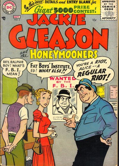 Cover for Jackie Gleason and the Honeymooners (DC, 1956 series) #2