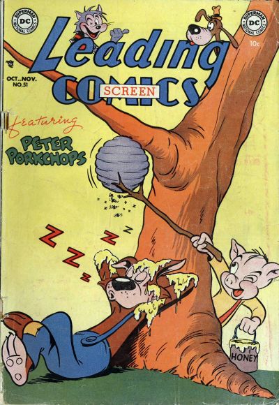 Cover for Leading Screen Comics (DC, 1950 series) #51