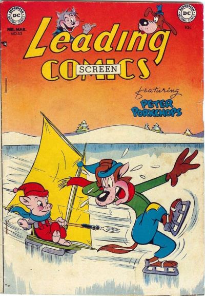 Cover for Leading Screen Comics (DC, 1950 series) #53