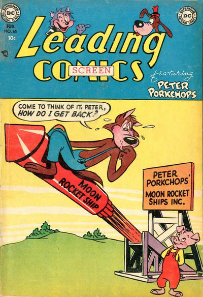 Cover for Leading Screen Comics (DC, 1950 series) #65