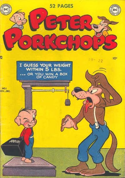 Cover for Peter Porkchops (DC, 1949 series) #1
