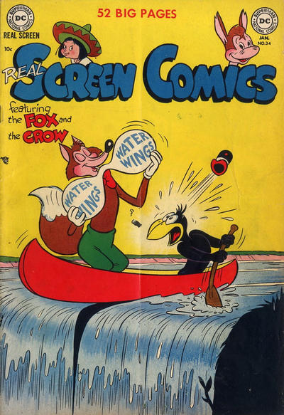 Cover for Real Screen Comics (DC, 1945 series) #34