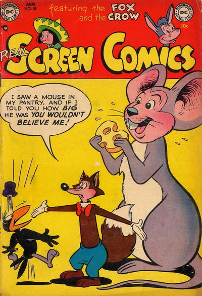 Cover for Real Screen Comics (DC, 1945 series) #58
