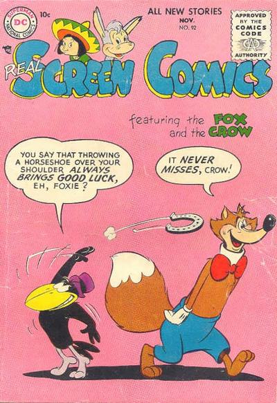 Cover for Real Screen Comics (DC, 1945 series) #92