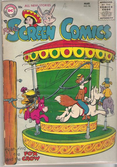 Cover for Real Screen Comics (DC, 1945 series) #96