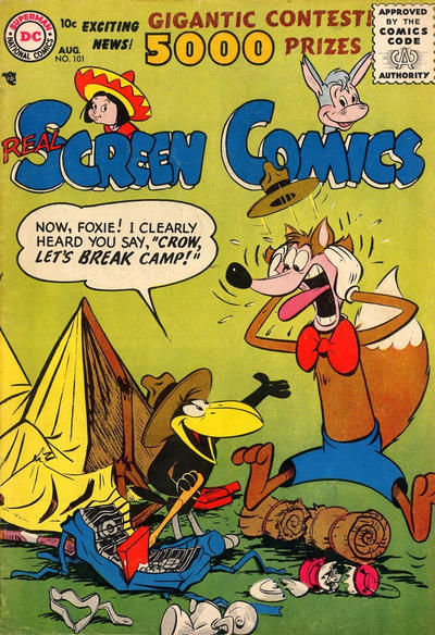 Cover for Real Screen Comics (DC, 1945 series) #101