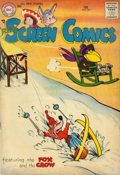 Cover for Real Screen Comics (DC, 1945 series) #107