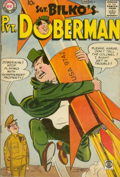 Cover for Sgt. Bilko's Pvt. Doberman (DC, 1958 series) #4