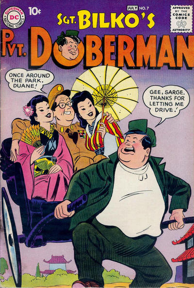 Cover for Sgt. Bilko's Pvt. Doberman (DC, 1958 series) #7
