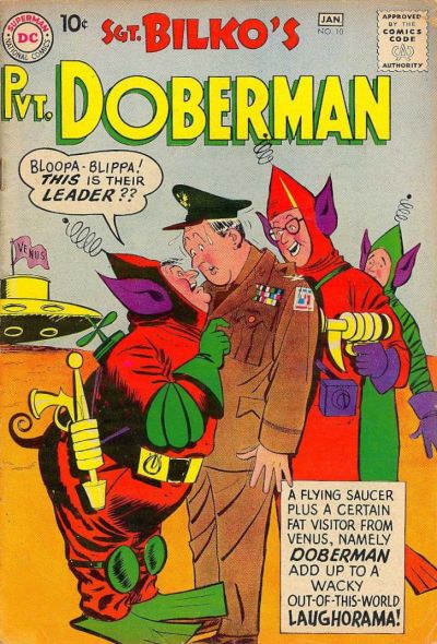 Cover for Sgt. Bilko's Pvt. Doberman (DC, 1958 series) #10