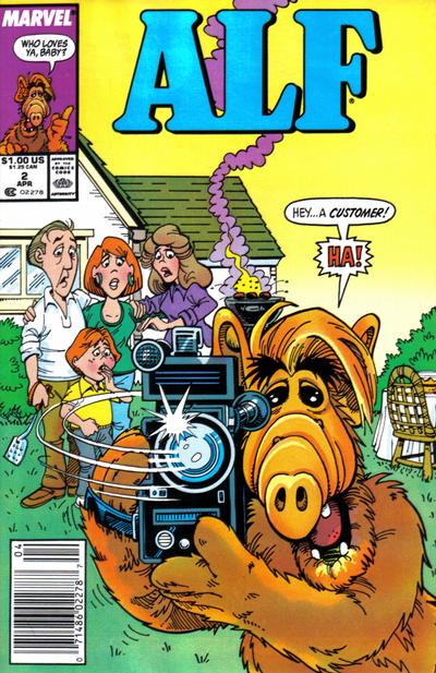 Cover for ALF (Marvel, 1988 series) #2 [Newsstand]