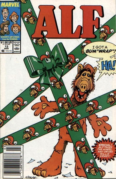 Cover for ALF (Marvel, 1988 series) #13 [Newsstand]