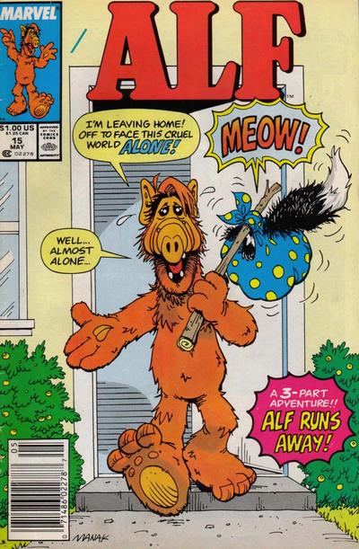 Cover for ALF (Marvel, 1988 series) #15 [Newsstand]