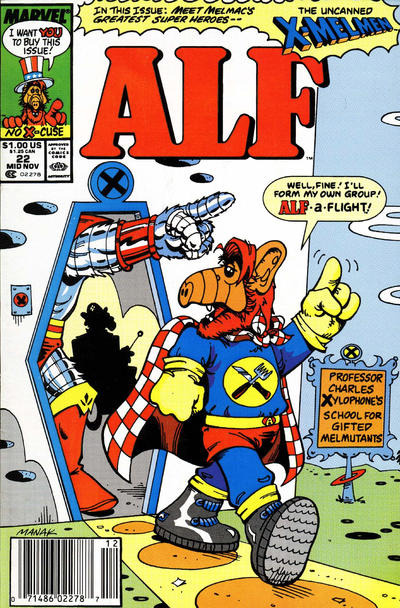 Cover for ALF (Marvel, 1988 series) #22 [Newsstand]
