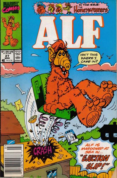 Cover for ALF (Marvel, 1988 series) #27 [Newsstand]