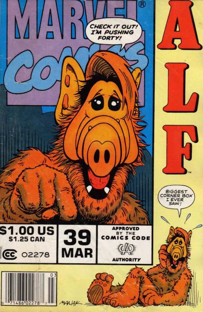Cover for ALF (Marvel, 1988 series) #39 [Newsstand]