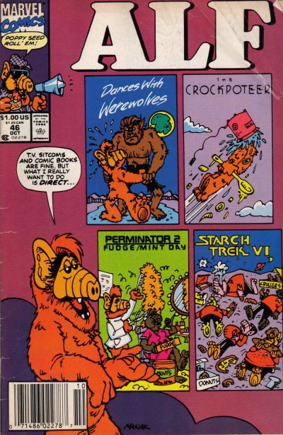 Cover for ALF (Marvel, 1988 series) #46 [Newsstand]